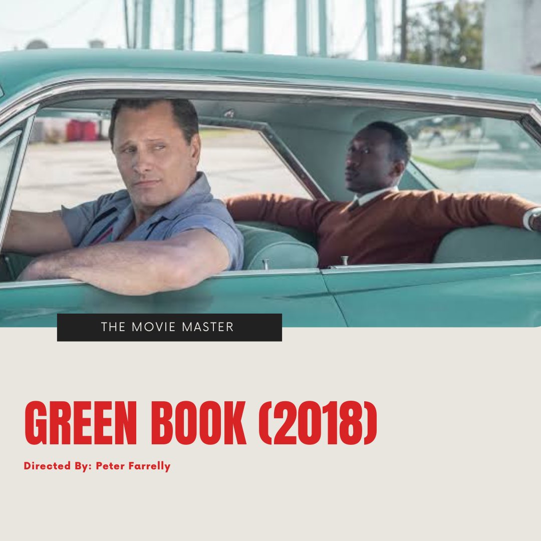 MovieMasterAU's tweet photo. Green Book (2018)
Director: Peter Farrelly
Producers: J. Burke, B. Hayes Currie, P. Farrelly, N. Vallelonga &amp; C. B. Wessler
Starring: Viggo Mortensen, Mahershala Ali &amp; Linda Cardellini

Instagram: officialmoviemaster
#moviereview #moviecritic #filmreview #filmcritic https://t.co/C0Izu105OH