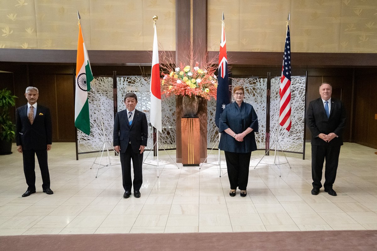 #EffectiveMultilateralism means a reinvigorated Quad: like-minded values-based partnership among the U.S., Australia, India, and Japan, advancing a free &amp; open Indo-Pacific.