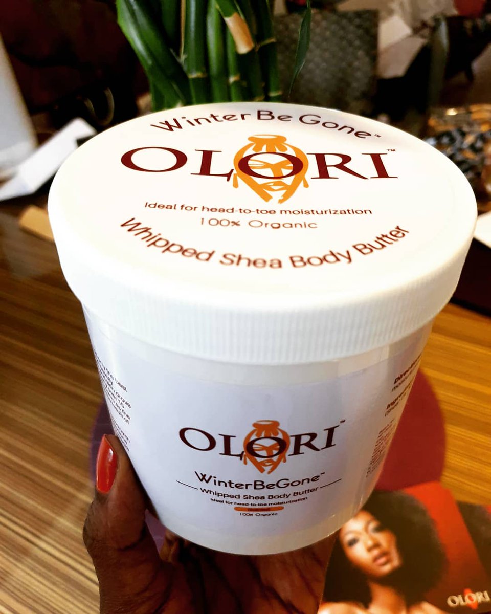 SayMama1's tweet photo. You asked & we supersized it! Our @OloriCosmetics #WinterBeGone #WhippedSheaBodyButter now in a 27oz family size jar! Whippier creamier formula. More buttery magic to go a longer way! We also ship INTERNATIONALLY to all winter weather locals! Inquire within! π¦πβππ https://t.co/5ksNX8O6bl