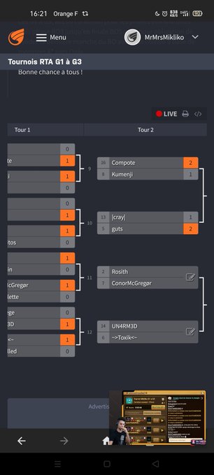 Les choses s&eacute;rieuses commencent dans le tournois, les BO3 viennent de commencer bravo &agrave; tous ceux &eacute;limin&eacute;s<a href="/tag/pornstar"class="tags"><span>#pornstar</span></a><a href="/tag/onlyfans"class="tags"><span>#onlyfans</span></a><a href="/tag/modeleporn"class="tags"><span>#modeleporn</span></a>