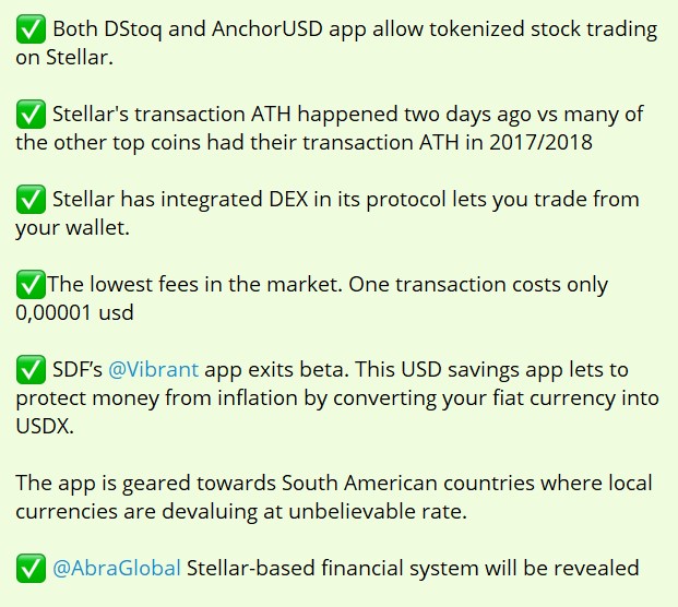StellarXLMTR's tweet photo. #Stellar Developments in a minute 👏

$XLM has a bright future 🔥 https://t.co/Auj5CdWAsu