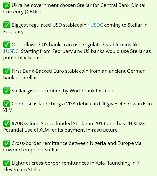 StellarXLMTR's tweet photo. #Stellar Developments in a minute 👏

$XLM has a bright future 🔥 https://t.co/Auj5CdWAsu