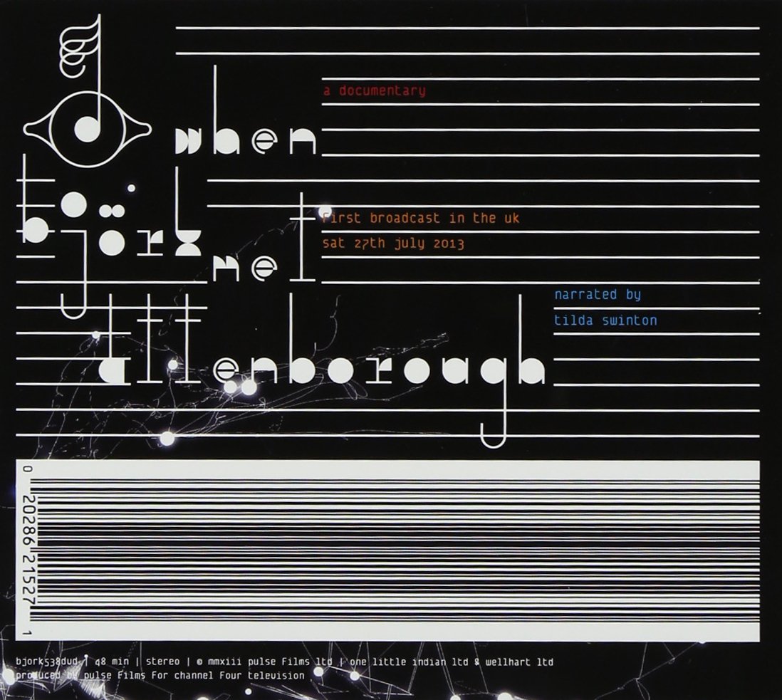 7. When Björk Met Attenbourougha 2013 documentary featuring an encounter between Björk & English broadcaster and naturalist David Attenborough. They discuss the nature of music and the intersection between music, nature and technology
