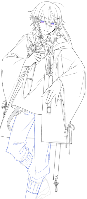 線画おわらん 