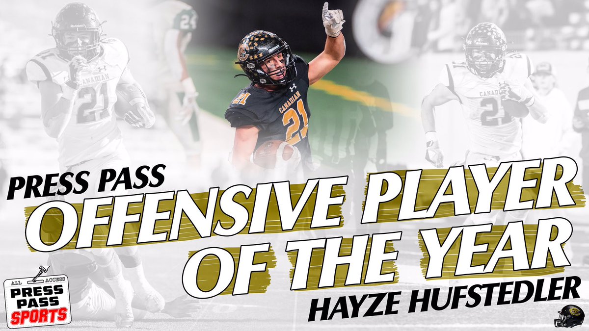 PressPassSports's tweet photo. The Press Pass Football Team rolls on. Here’s the Superlative Awards for 2020. Your MVP, Offensive Player, Defensive Player, Fighting Heart and Newcomer #txhsfb. Thanks to @WTBrentSeals for the great graphics @LanceWelps https://t.co/tE0caQKPPz https://t.co/wbY2kyKp9Z