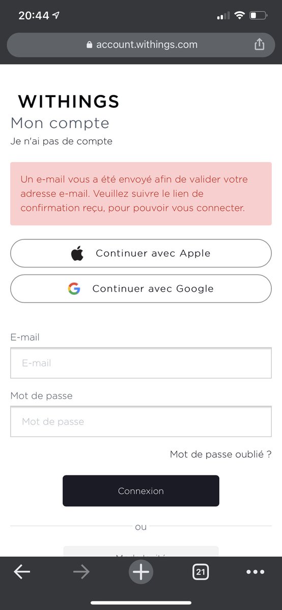 PatrickGagne's tweet photo. @AskWithings Big stability problems with the Body+ scale. Just sent you a DM. Cannot event send an email to assistance because the system won’t send comformation emails to connect. Am I the only one with this problem? Can someone at Withings help please??! https://t.co/RIzNvUAmDI