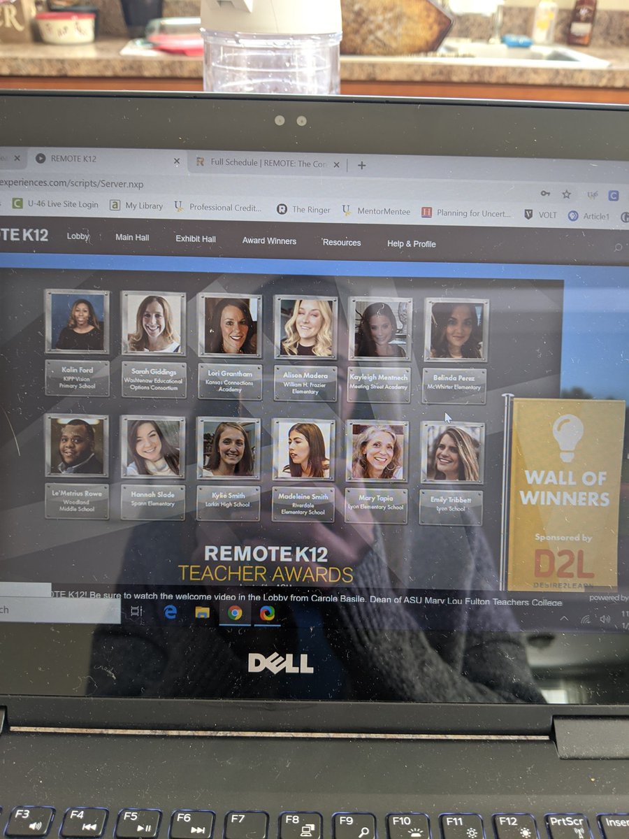 MrsSmith_Larkin's tweet photo. I was honored to present at the ASU RemoteK12 virtual conference Saturday! I have lots of room to grow professionally, but this was my first step towards sharing my beliefs about teaching! https://t.co/Iw8D0suvcX