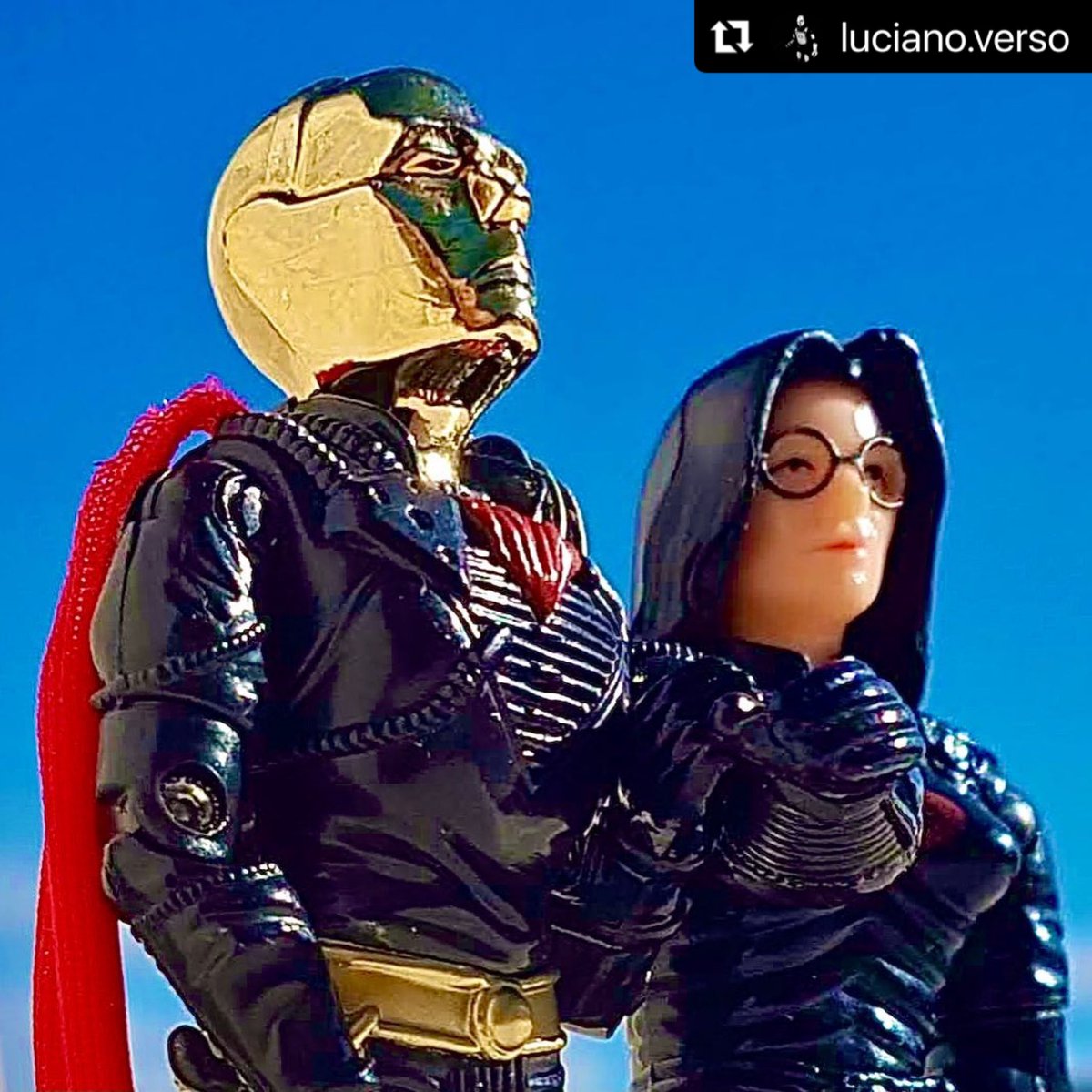 _CIAD_'s tweet photo. Death brought a date to the apocalypse. Photography by @luciano.verso! #surveillanceport
・・・
The Couple of the Apocalypse #gijoe #cobrasunday #gijoenation #gijoeunion #vintagetoys #actionfigure #80stoys #arah #toygroup_alliance #epictoyart #backyardjoes #toyphotography https://t.co/PB7IyeyuIz