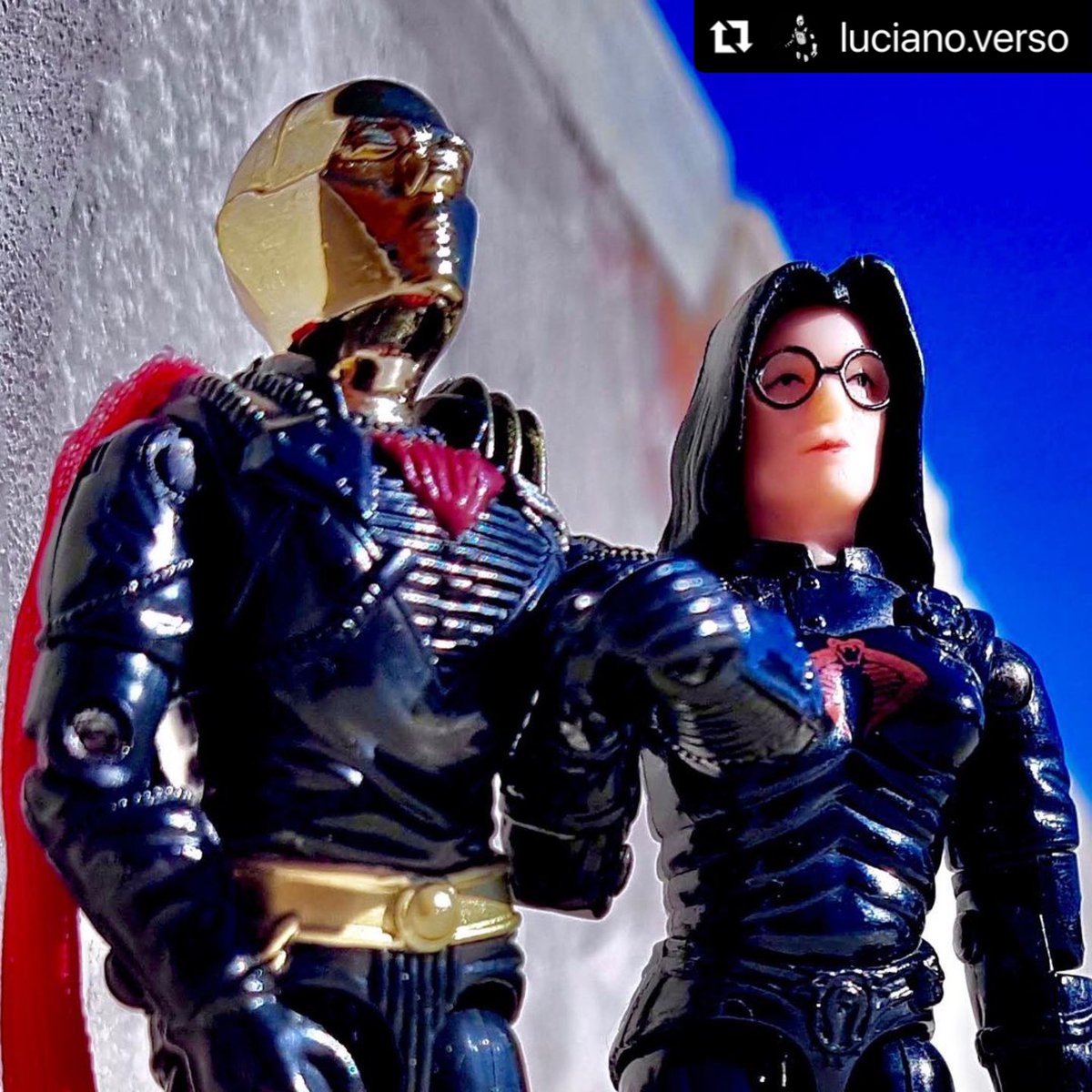_CIAD_'s tweet photo. Death brought a date to the apocalypse. Photography by @luciano.verso! #surveillanceport
・・・
The Couple of the Apocalypse #gijoe #cobrasunday #gijoenation #gijoeunion #vintagetoys #actionfigure #80stoys #arah #toygroup_alliance #epictoyart #backyardjoes #toyphotography https://t.co/PB7IyeyuIz