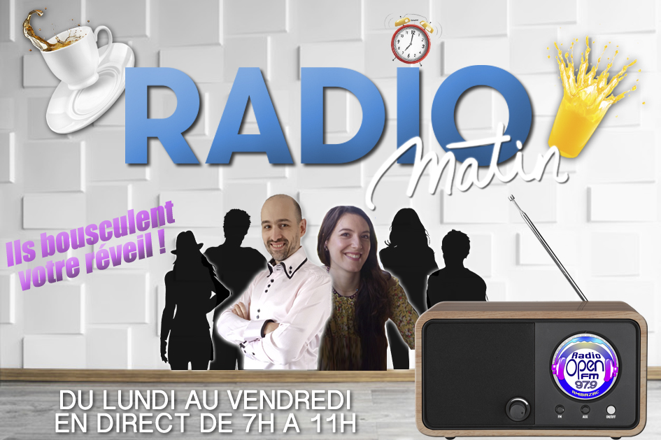 RadioMatin87's tweet photo. Bonjour à tous et bienvenue dans une nouvelle semaine de "Radio matin" en direct de 7h à 11h sur @radioopenfm. Retrouvez @SLECOEUR et @EvaF87 et souhaitons un bon anniversaire à #AlbertDupontel @Difool et #PhilippeChevallier. https://t.co/0Q9FK6BzrY