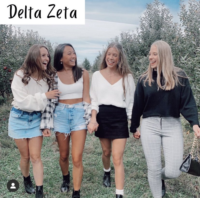 PennStatePHC's tweet photo. #MeettheGreeks Introducing Delta Gamma, Delta Phi Epsilon, Delta Zeta, and Gamma Phi Beta 🤍 https://t.co/muWlhpuNnz