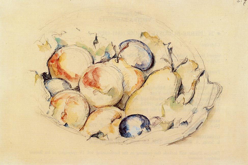 Fruits, 1885 #postimpressionism #cezanne