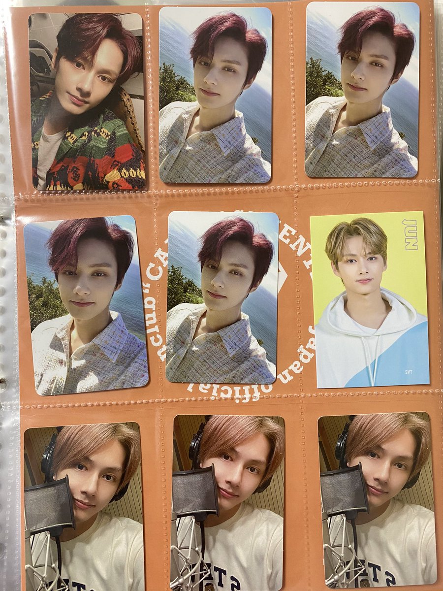 yj1004_95's tweet photo. SEVENTEEN セブチ トレカ 交換
譲 ジュン パフォチ ジョシュア バーノン
求 固定 クプス スンチョル
#SEVENTEEN交換 #IDEALCUT #directorscut #HARU #HappyEnding #セブチカフェ2019 #AnOde #SVT2020 #舞い落ちる花びら #ヘンガレ #헹가래 #ケレン2020 #Semicolon #セミコロン https://t.co/HoUM90NPOd