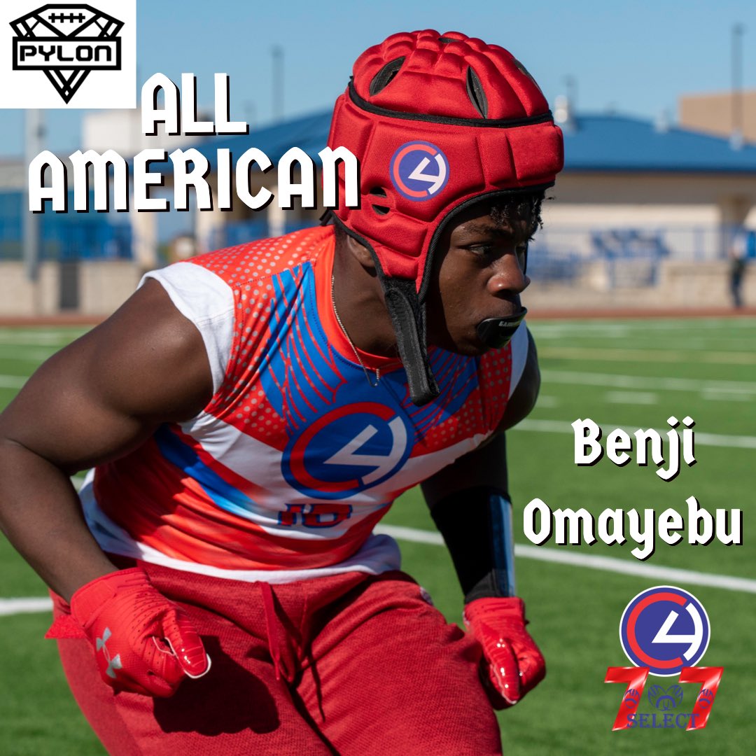 C4SportOklahoma's tweet photo. Good Luck to Our Guy @benji_Omayebu at @Pylon7on7 ALL AMERICAN Experience today.
He’s representing TEXOMA, Sherman & The C4 FAMILY well.
#C4Family
#4TheArea
#OverlooKedtoOverbooKed https://t.co/8w4vrnhDFw