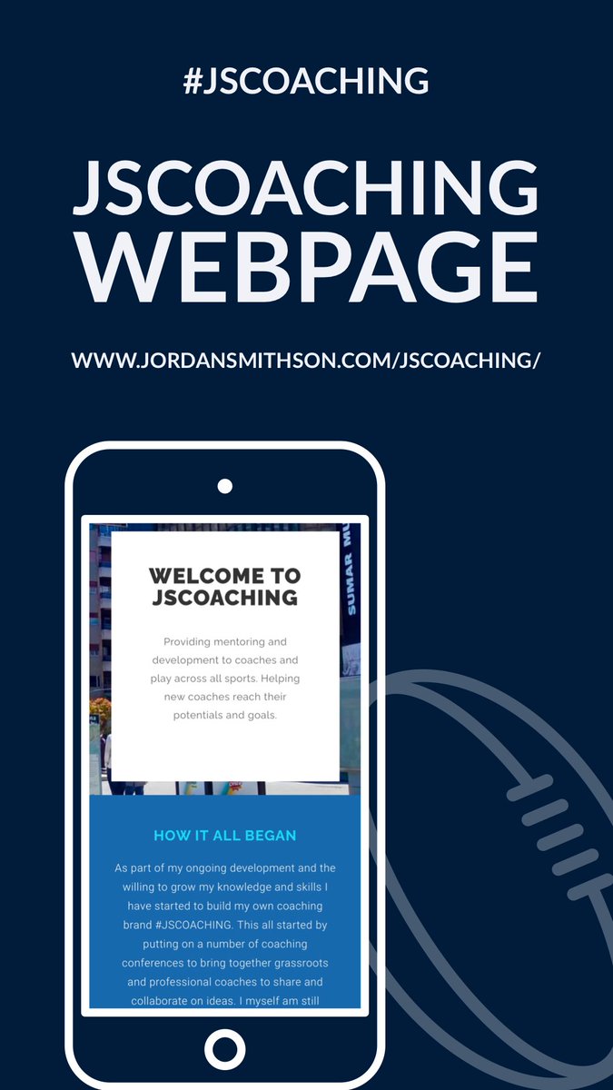 coach_jsmithson's tweet photo. The new #jscoaching webpage is now live on my site. Head over and check it out. All new up coming webinars and sessions will be posted on there along with links to previous sessions, useful resources and much more... Let’s grow the brand!

#growth #coaching #development https://t.co/EaEOefowhL