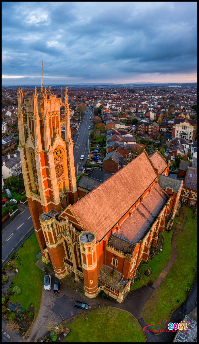 Here's something a bit more local, Holy Trinity Church in Southport.
 Standing at 43.3m at it's highest point, Holy Trinity Church was completed in 1913. 
PFCO A2 COFC Drone Pilot available for hire 
Contact us at msphotographic.co.uk

#dronesaferegister #southport #church