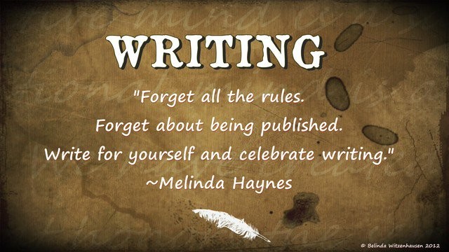 "Forget all the rules. Forget about being published. Write for yourself and celebrate writing " #amreading #bookworm #booksaremagic #reading #books #reader #booknerd #bookporn #Inspiration #motivation #SundayMotivation #dailyquotes