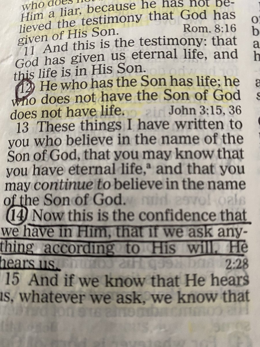 BobbyCarter_JSS's tweet photo. You never, ever have to doubt or question if God hears or cares. You and I have the CONFIDENCE that we have Him. Believe that today... 

1 John 5:14 https://t.co/P7iY4NERJ8