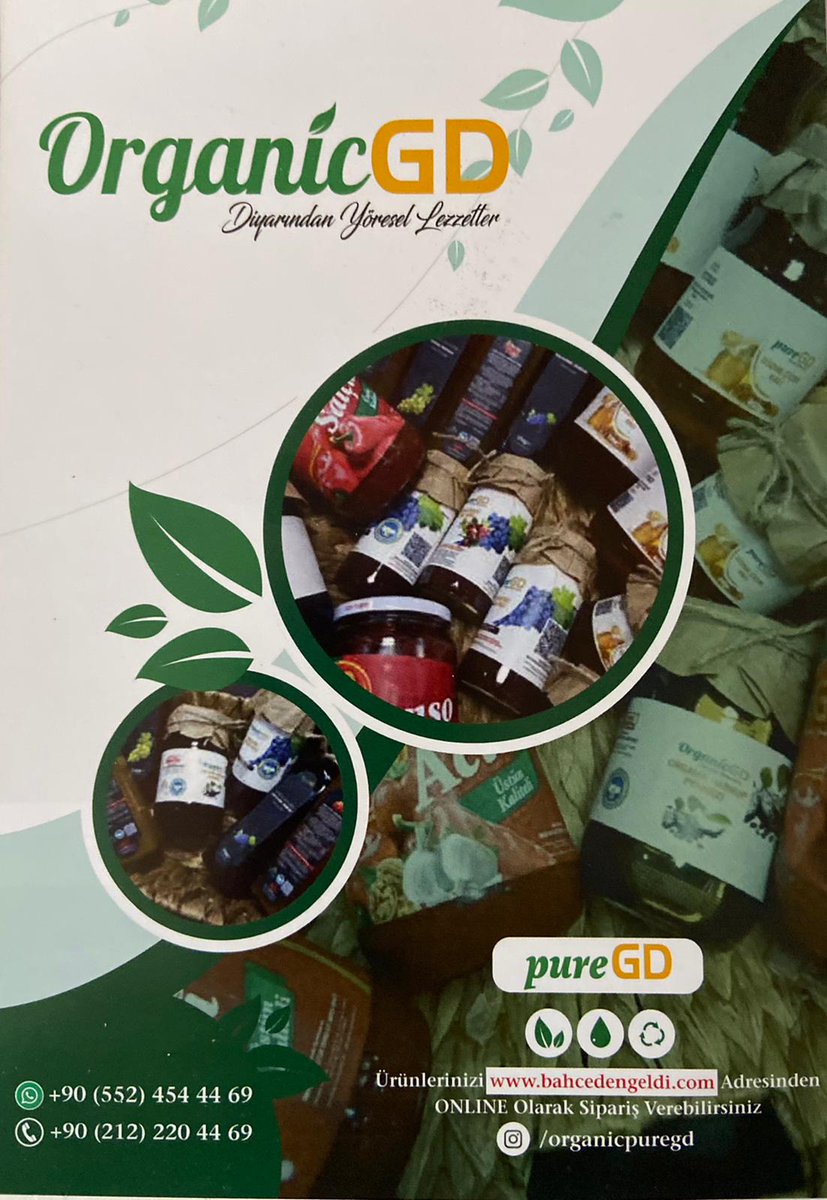 Kış aylarında ve covid 19 ile mücadelede bağışıklığınızı artırmak için Tarımbakanlığı onaylı organik&amp;naturel  ürünlerimizi denedinizmi .
#200 tl üzeri kargolarınız bedava#