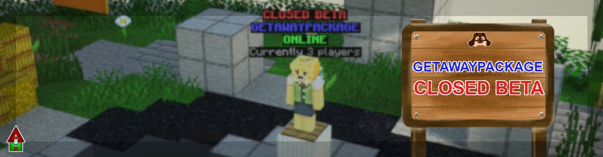 ApotoxNET's tweet image. GETAWAYPACKAGE CLOSED BETA 🔐🏝️

Our gamemode GetawayPackage, Animal Crossing in Minecraft, is now available! Check out our Twitter account for limited beta keys😏
Further information: animalshomeland.net/go/discord