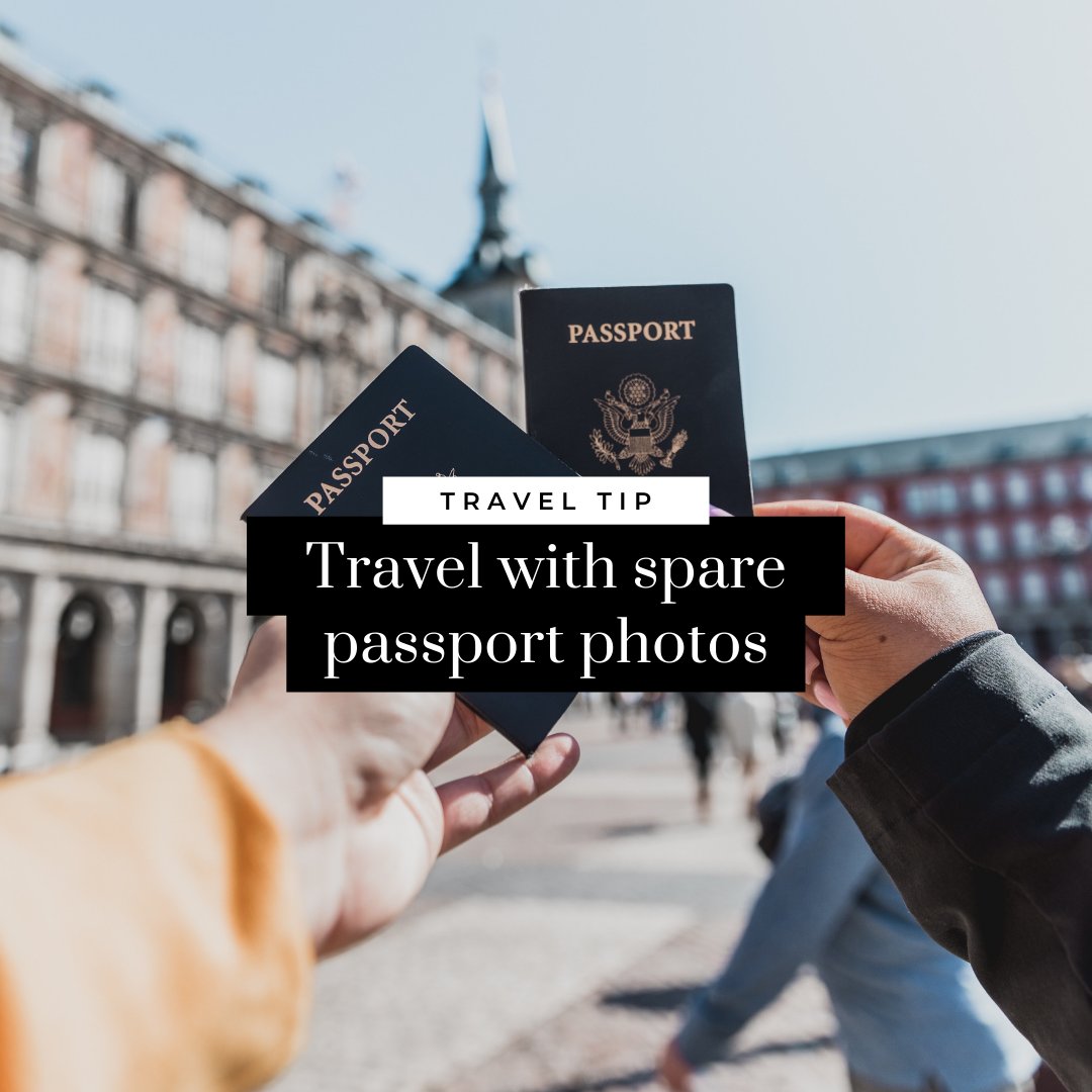 Heather_MEI's tweet photo. I know it sounds a bit extreme, but hear me out! If u happen to lose ur passport or need to apply for a visa, the last thing u want 2 b doing is wandering around looking 4 a place to take a photo. The next time you renew your passport, get a few extra photos taken just in case. https://t.co/L4GiftqUjq