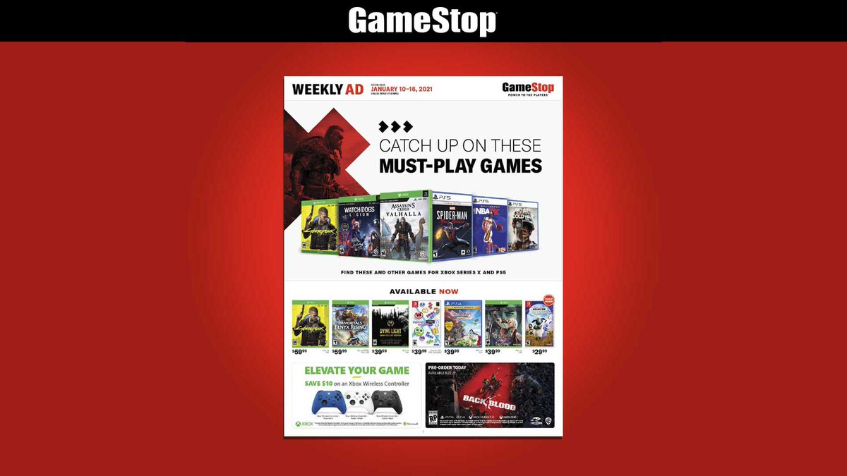 gamestop's tweet photo. It's a new week, and the perfect opportunity to stock up on some new games! https://t.co/EyDqgDSptt https://t.co/RbDPb7eKnd