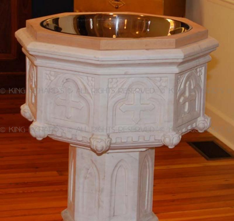 So: 1. Have you ever wondered why Christians worship on Sunday, rather than Saturday?And 2. If you've ever looked at baptismal fonts, you may have noticed that they're very often in octagonal shapes. Why is those things?