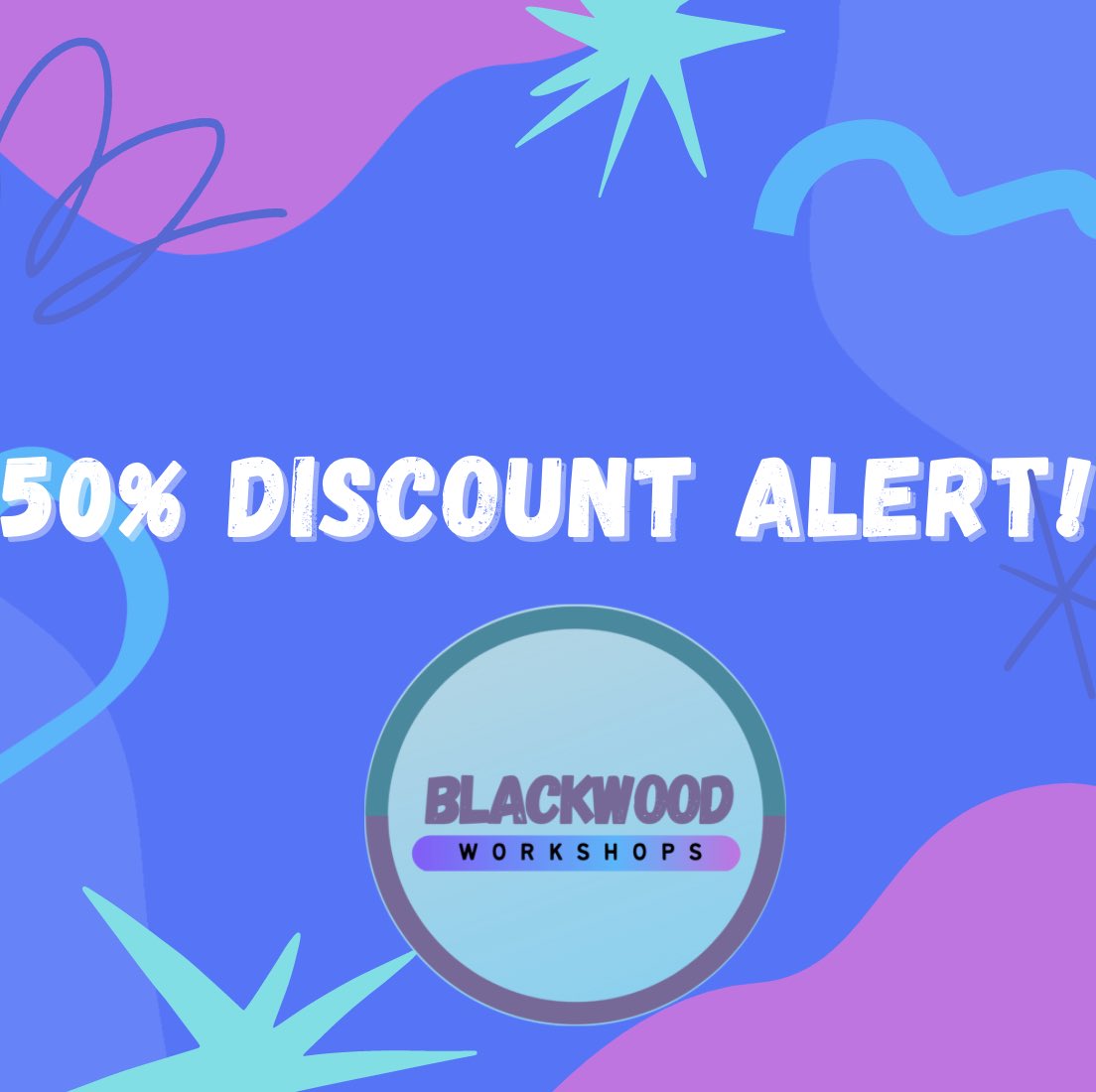 BWWorkshops's tweet photo. DISCOUNT ALERT! 

Ahead of the launch tomorrow I’m offering 4 people a 50% discount off any class of your choice! Like this post, tag a friend and do give us a follow! 
Winners announced 9:30pm this eve. https://t.co/GDlnqtSBXb
