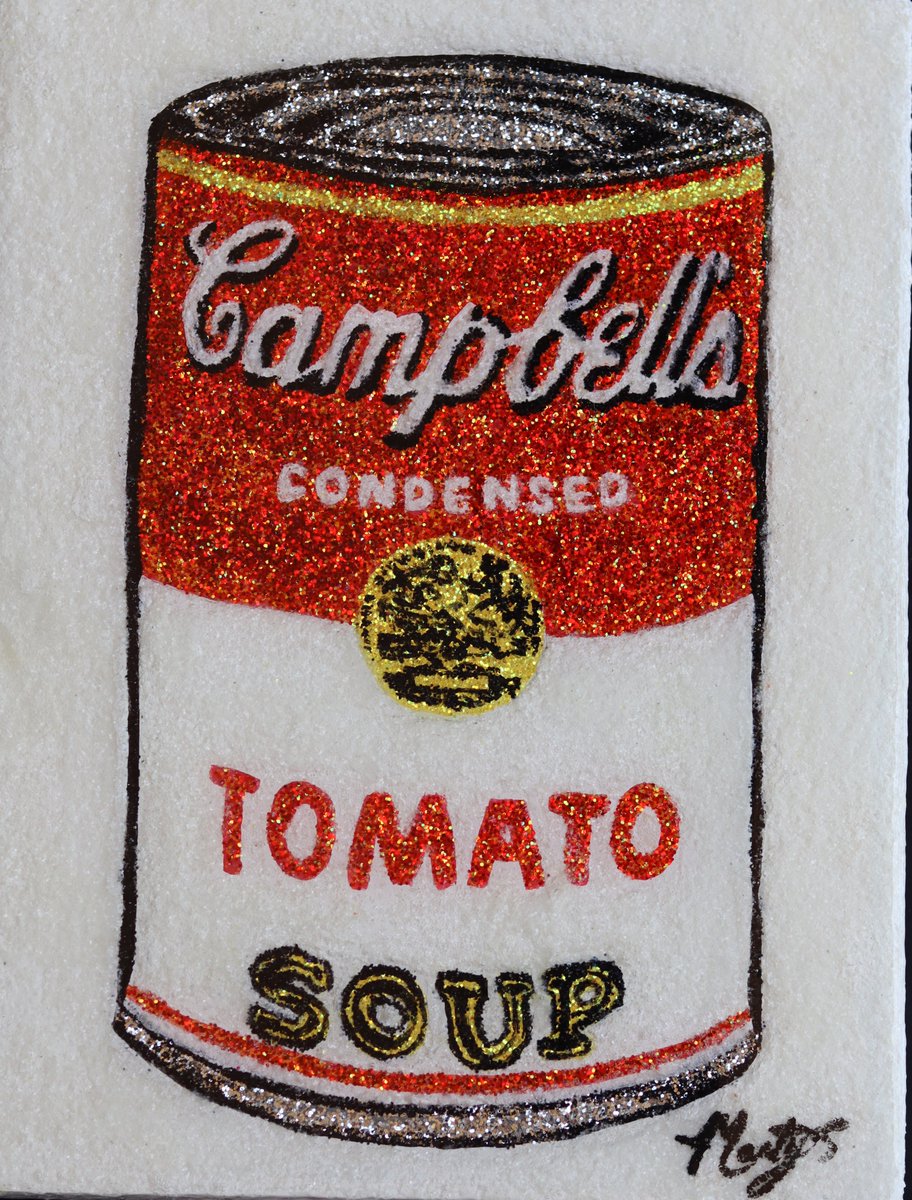 Glitter is Mmm Mmm Good ! on today’s art blog:
swanstudiosinc.blogspot.com/2021/01/mmm-mm…
#glitterart #campbellssoup