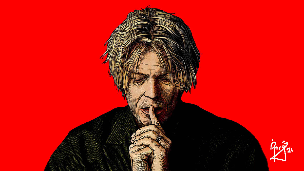 Five years ago today I was utterly shocked by the death of a man who defined so many generations of rock that his work is a signpost for the decades in which he was active. My third portrait of David Bowie, who left us too soon but reigned supreme in life. #DavidBowie #FiveYears
