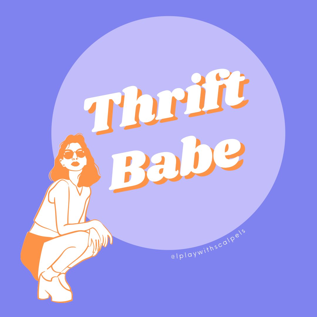 IScalpels's tweet photo. Walk a mile in my shoes and you'll end up at the thrift store 😎

#Iplaywithscalpels #thrifting #sustainablefashion https://t.co/mBGRoTkhBl