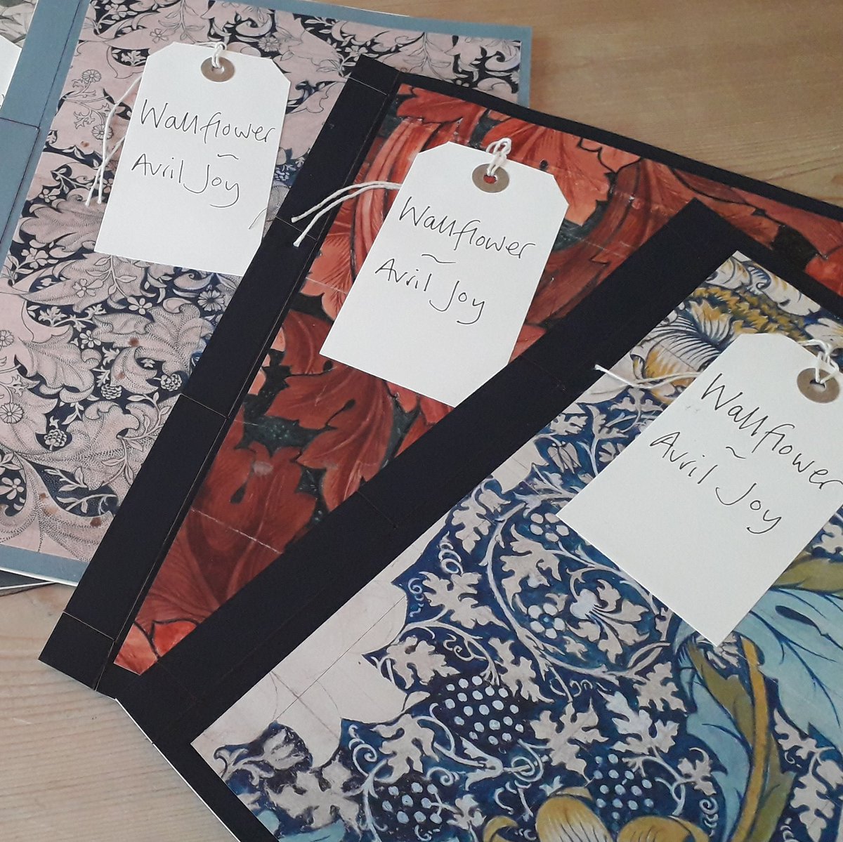 JoyAvril's tweet photo. Missing my family& friends like mad, like really so much! Keeping busy, making handsewn copies of my prose poem Wallflower about the #aucklandproject and the women of #BishopAuckland #poem #womenslives #mywriting - more of my writing plans at https://t.co/LlaQoYCfHk https://t.co/MUA24i932o