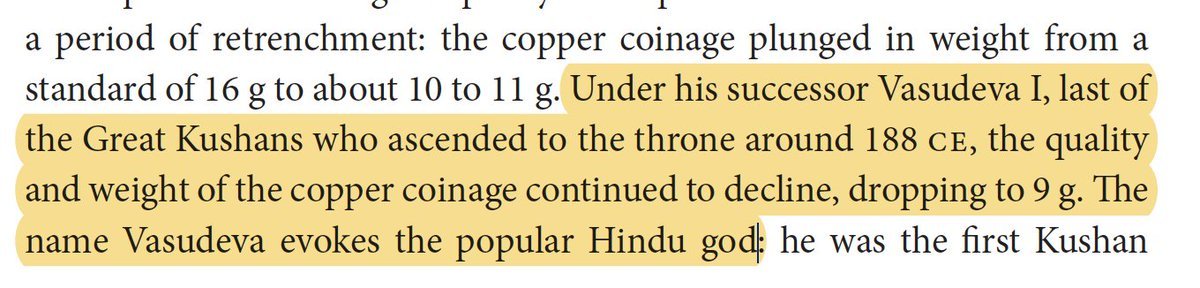 The Emperor Vasudeva I, last of the Great Kushans was a Hindu also as is clear from the name. Also the first to have a Hindu epithet as his name.