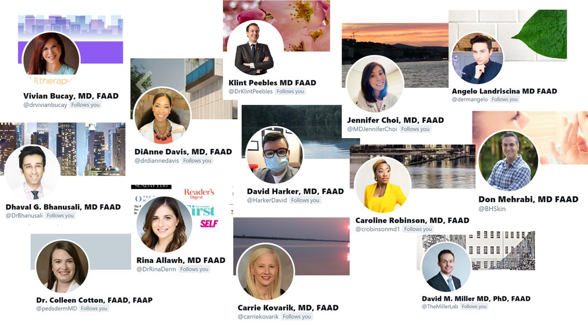 AADmember's tweet photo. Let the public know the profound difference in training that dermatologists receive and promote yourself as a board-certified dermatologist by adding the FAAD designation to your Twitter bio. #FAADchallenge https://t.co/wjXPTcQgOK