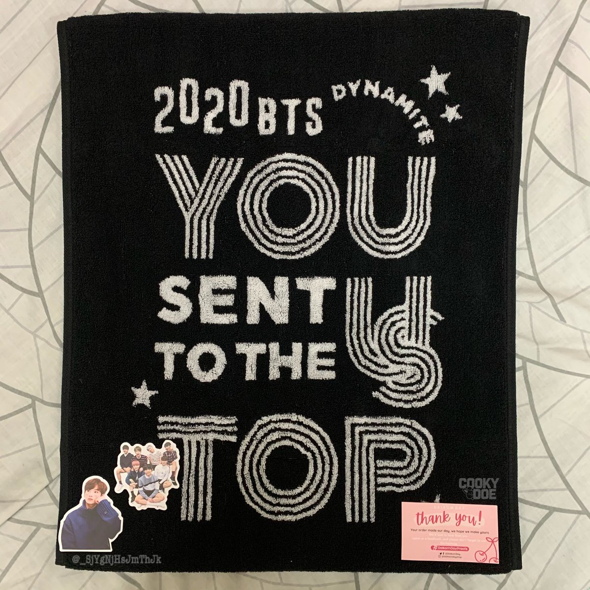 01.08.21Dynamite Celebration Towel Thank you!  @DalkomDay  #DalkomDayProofs