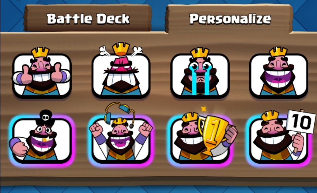 Brawl Stars Daily on X: All 8 King Emote in Clash Royale in Action!💯 New  Video out now:  #ClashRoyale #Emote #KingEmote   / X