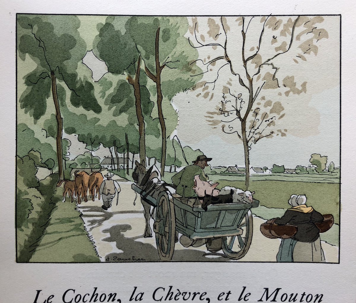 Jacques Touchet x La Fontaine, 1941 
