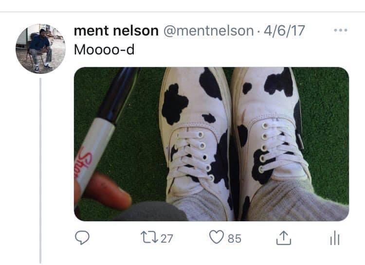 31aivil0's tweet photo. can we talk about the local artist @mentnelson who got totally robbed by @VANS_66 ??? https://t.co/wfTBKYZBE4