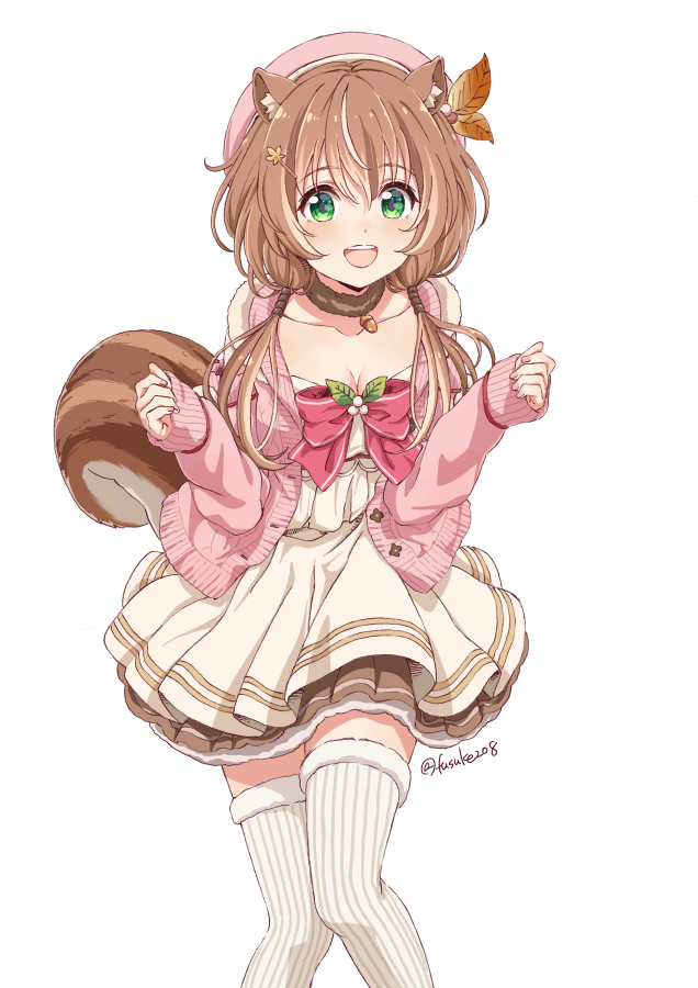 「白背景+透過版 」|ふうすけのイラスト