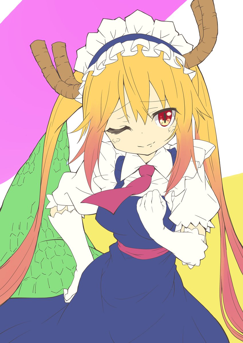 SendoTito's tweet photo. 小林さんちのメイドラゴン　トール
線を整理して色塗りの下地までして今日は力尽きました。 #小林さんちのメイドラゴン #トール #絵描きさんと繋がりたい https://t.co/nyWL49sBri https://t.co/XYvAFAd8Fn