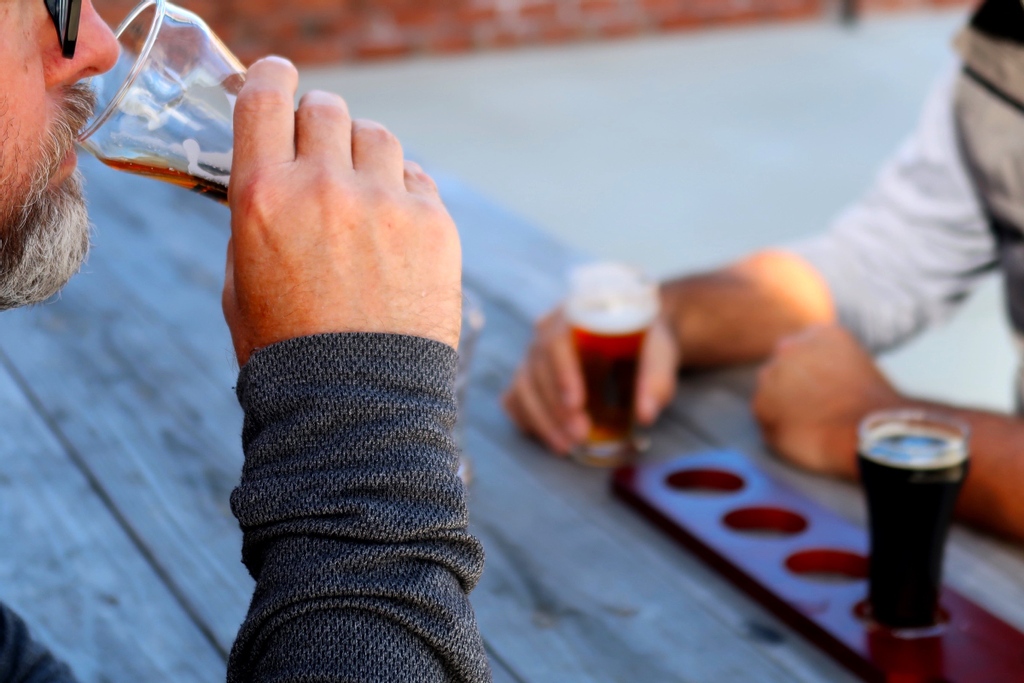 Swing by the taproom today for a relaxing afternoon before a new week begins. Medley is serving brunch from 12-2! Blueberry Pancakes, Shrimp &amp; Grits, and Breakfast burritos? 🤤  Come hang out and treat yourself to a delicious brunch, and your favorite GMBH beer! 🍻