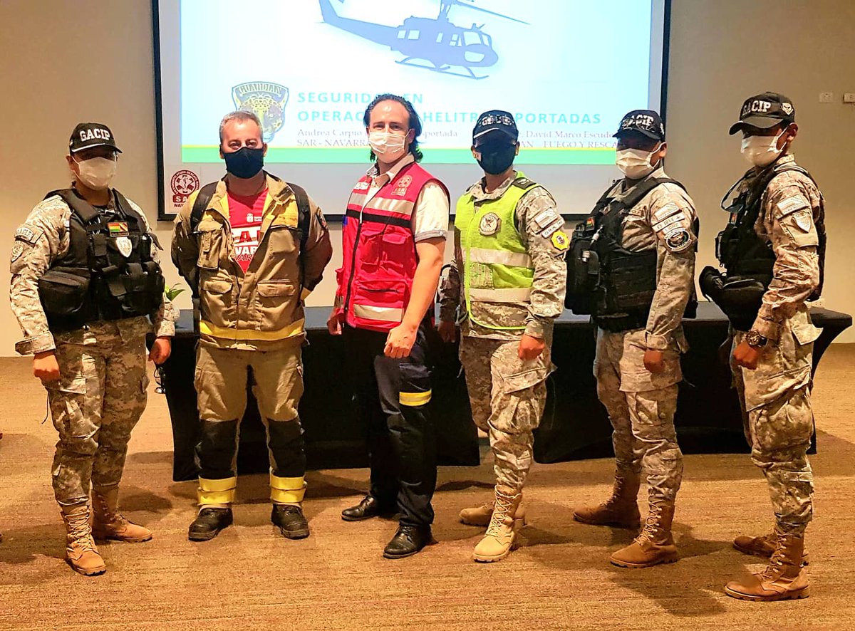 bonacho_camp's tweet photo. I Jornada Conjunta Bomberos España Bolivia. Más de 100 Bomberos de más de 20 instituciones publicas y privadas.
@UNHumanRights @HumanizacionUN
@DHAmericaLatina
@WWF_LAC
@GlobalHumana
@eruizescudero
@pablobusca @JLPerezOlmo
@CCardeneteReyes @humanizasanidad @RiosDePie @SARNavarra https://t.co/VPnN2KiAWG