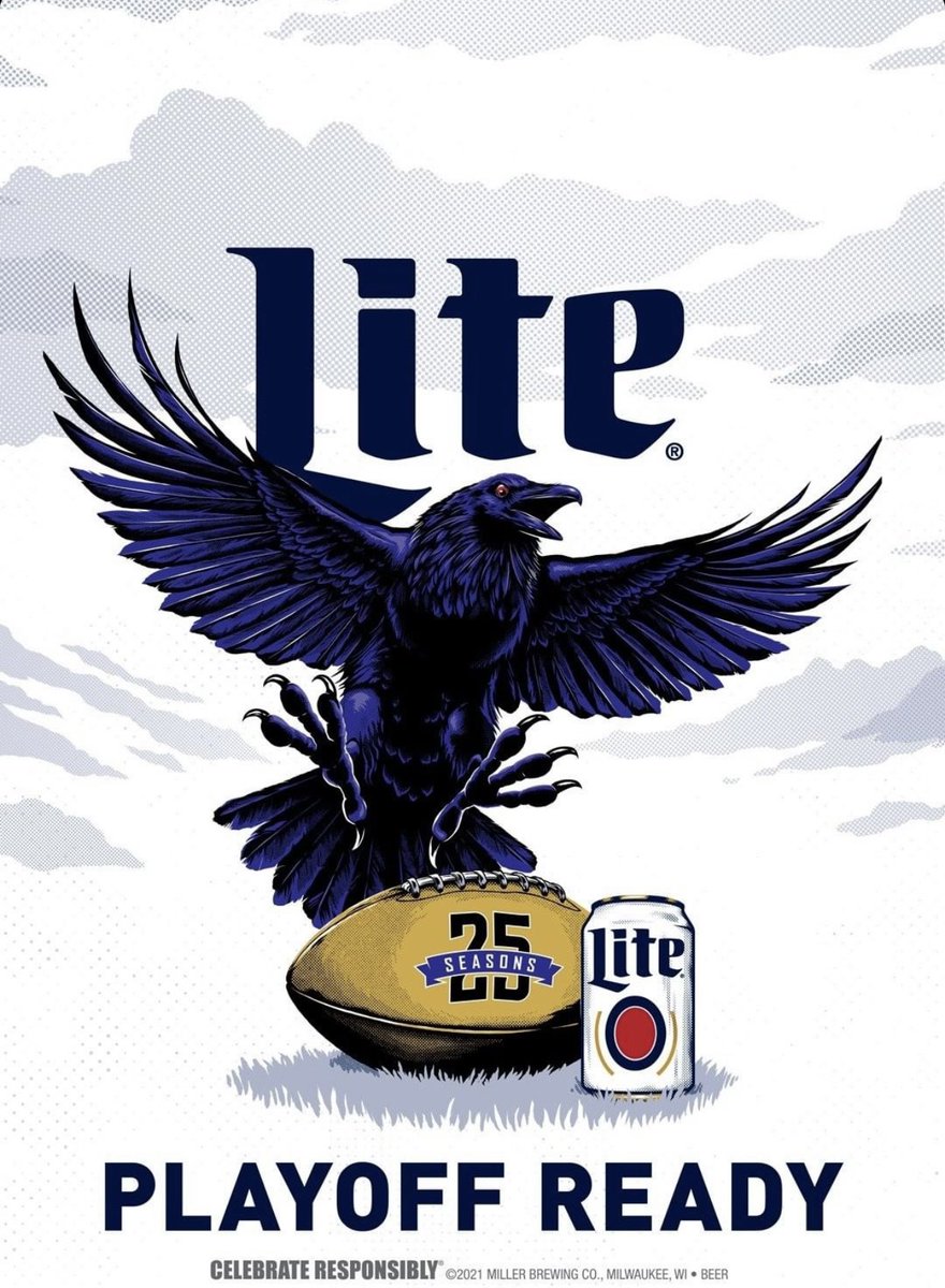 ConradsSeafRest's tweet photo. Who is ready for some playoffs! #RavensFlock #ravens https://t.co/s0JTyB9wfl