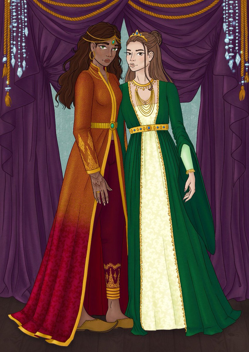 ArcadiaAK's tweet photo. Por fin puedo enseñaros mi ilustración completa para @MarabiliaEverA + algunos de los diseños que barajé para Samira y Cordelia ✨

Espero que os gusten tanto como a mi 💜 https://t.co/uhdjHUOaPv