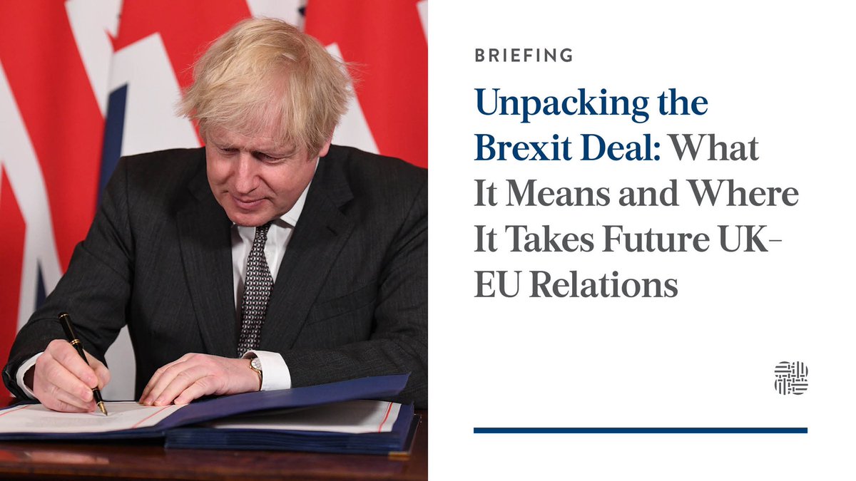 The UK-EU agreement might be a short-term fix to the political challenges of Brexit. But it is unlikely to be a sustainable basis for long-term relations with the EU writes  @AntonSpisak:  https://bit.ly/3q4IFpV&nbsp;