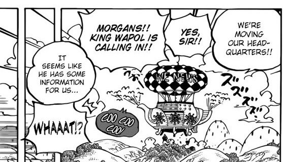 But Wapol's a coward. He'd never kill someone himself. World Gov. needed to clean their hands, so Wapol made a deal. THEY kill Cobra, and HE covers them by REVEALING that Vivi & Cobra were Luffy allies. He's the ONLY villain to know this. THIS was the inside info he told Morgans
