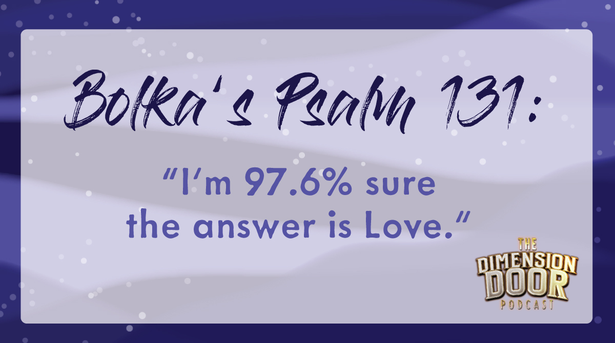 JadeLimey's tweet image. @DimensionPod  Possibly my favorite Bolka line so far, hahah! and SO TRUE BIG B!

#podcast #dimensiondoor #dimensiondoorpodcast #rpgpodcast #adventurepodcast #dnd #pathfinder #bolka #KeepinItReal #TheAnswerIsLove
