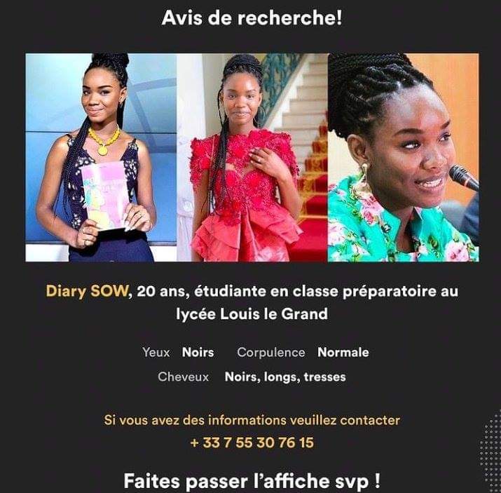 #RetrouvonsDiarySow ‼️‼️‼️‼️
🙏🏾🙏🏾🙏🏾🙏🏾