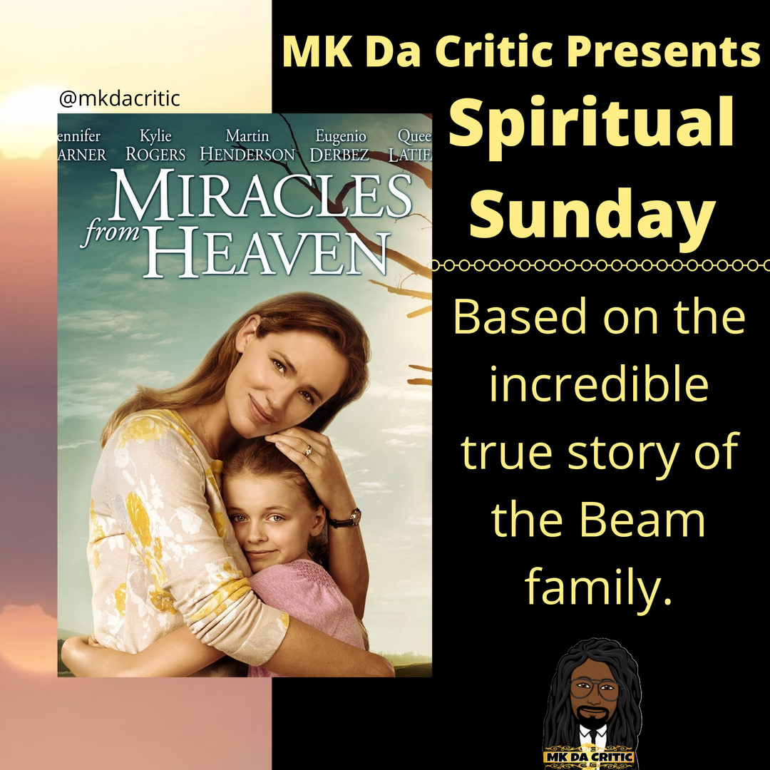 #SpiritualSunday #MiraclesfromHeaven #JenniferGarner #KylieRogers #MartinHenderson #QueenLatifah #Biography #Drama #Family #christian #accident #hospital #faith #Believe #spiritual #sunday #drama #movie #mkdacritic