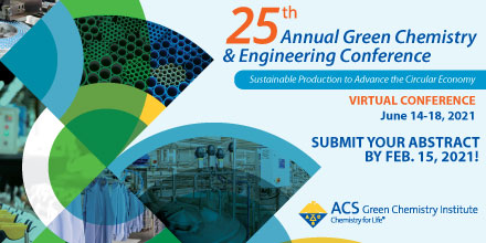 The 2021 #GCandE Conference -- Sustainable Production to Advance the Circular Economy -- will be held virtually June 14-18! 

Submit an abstract by February 15: fal.cn/3cErY
